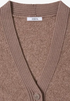 Cardigan en bouclette doux