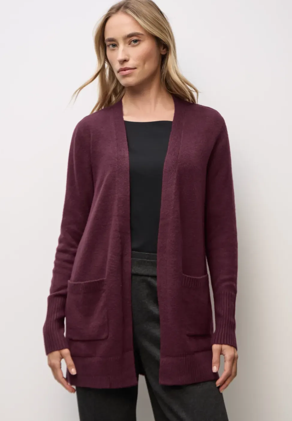 Cardigan ouvert
