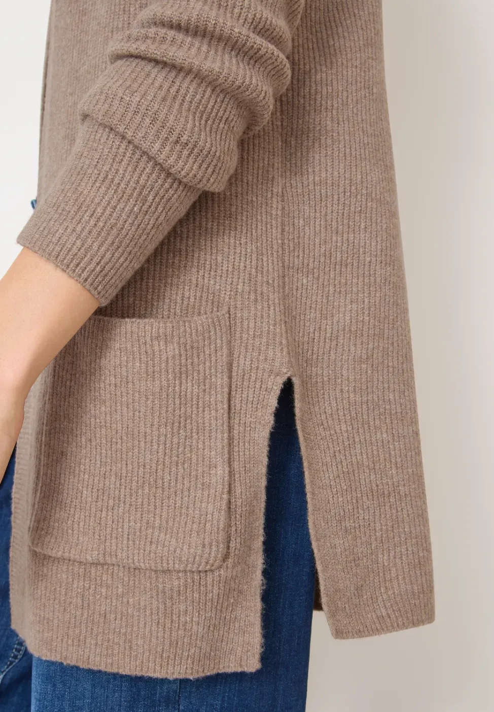 Cardigan ouvert structuré