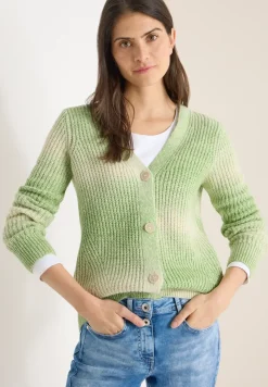 Cardigan Space Dye V-Neck