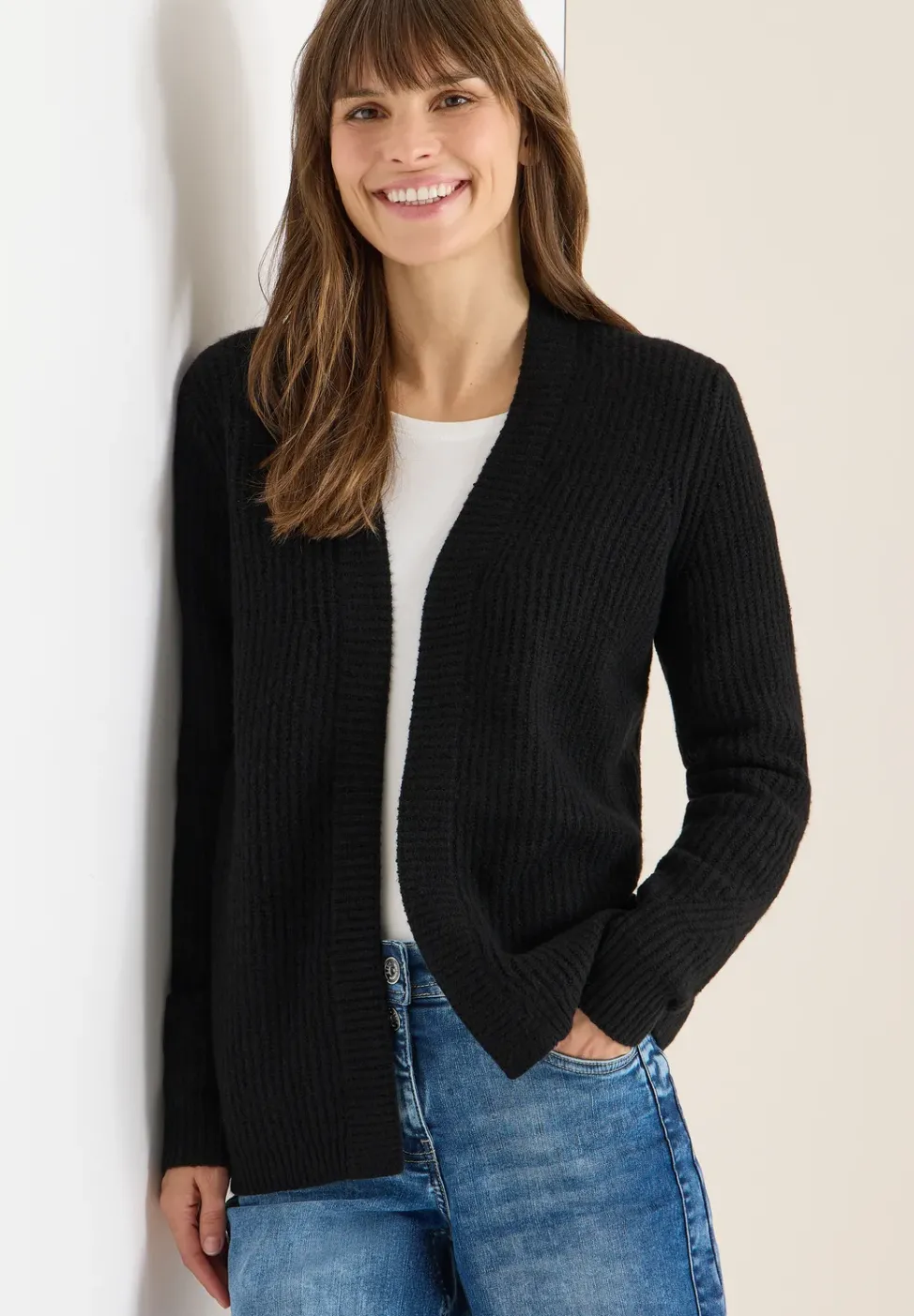 Cardigan structuré
