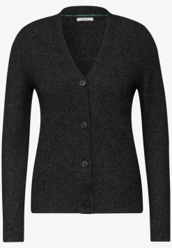 Cardigan à structure mixte