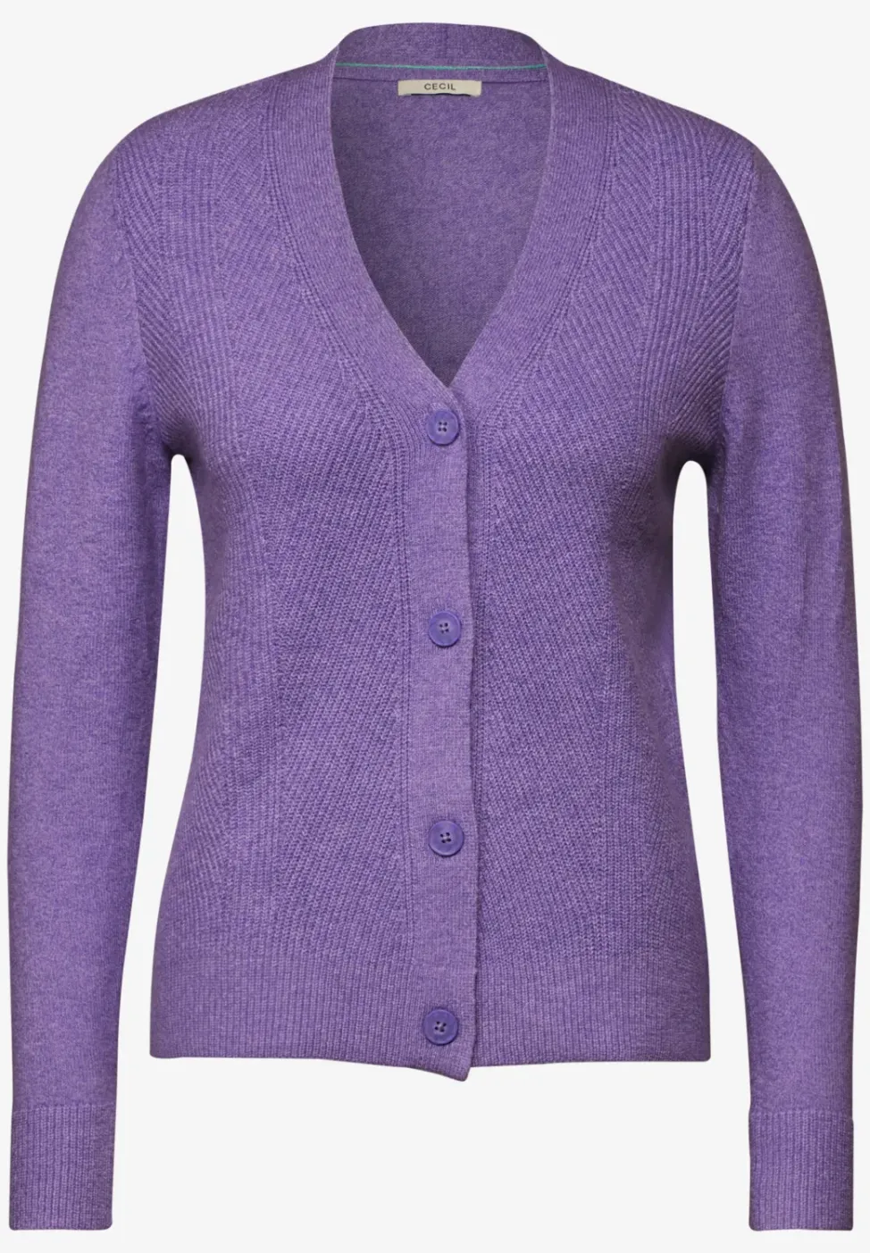 Cardigan à structure mixte
