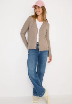 Cardingan avec détails en tricot
