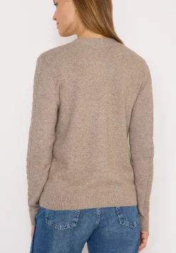 Cardingan avec détails en tricot