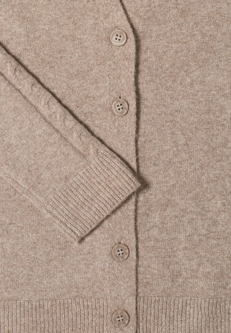 Cardingan avec détails en tricot