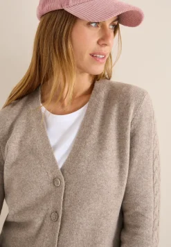 Cardingan avec détails en tricot