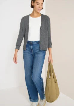 Cardingan avec détails en tricot