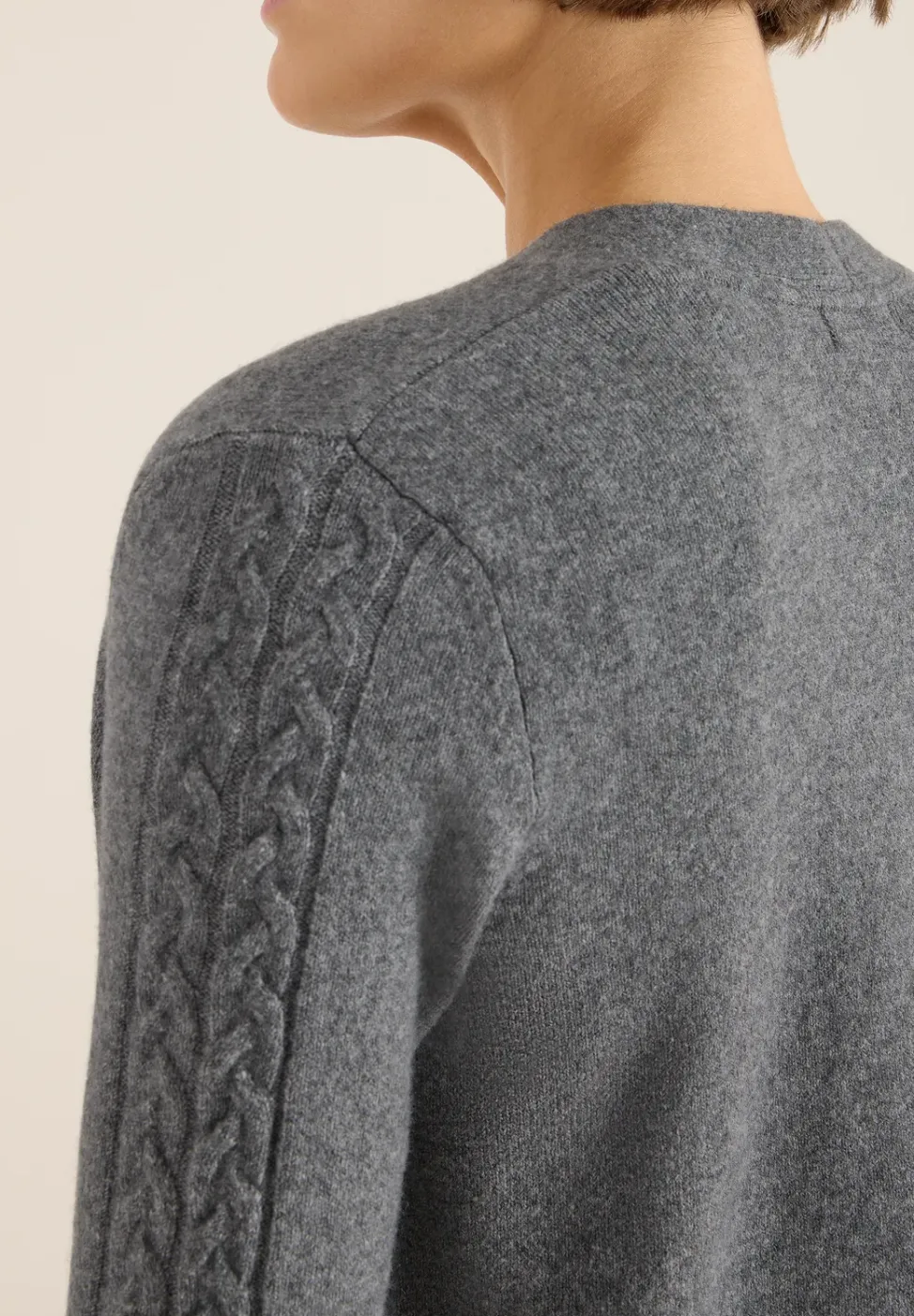 Cardingan avec détails en tricot