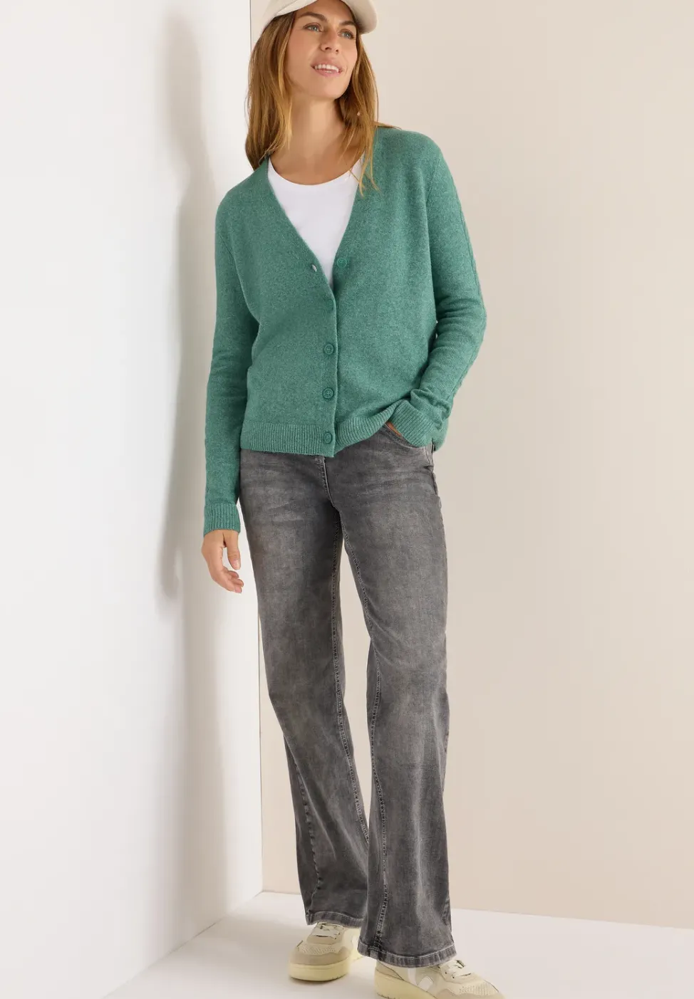 Cardingan avec détails en tricot