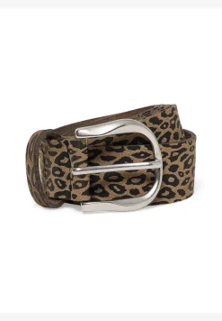 Ceinture avec motif léopard