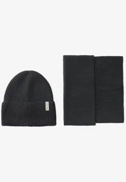 Écharpe loop en tricot côtelé