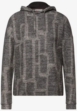 Chemise à capuche à motifs