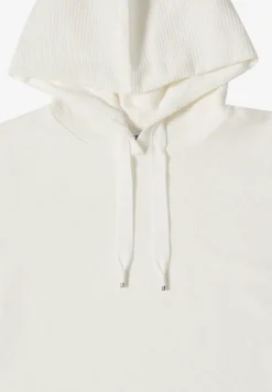 Chemise à capuche en couleur unie