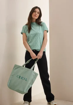 Chemise à look mélangé