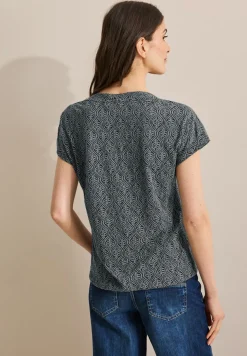 Chemise à look mélangé