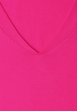Chemise à épaules tombantes et col en V