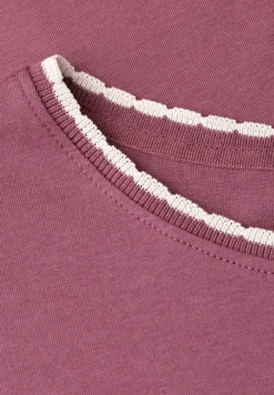 Chemise à épaules tombantes avec ruban décoratif