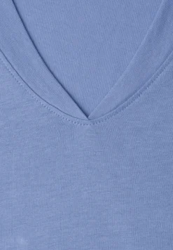 Chemise à épaules tombantes et col en V