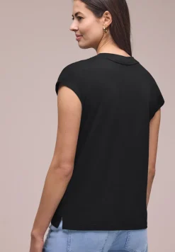 Chemise à épaules tombantes et col en V