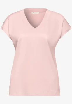 Chemise à épaules tombantes et col en V