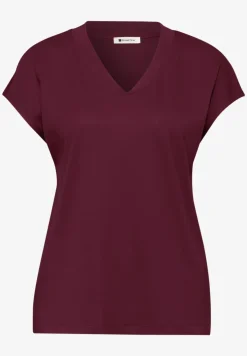 Chemise à épaules tombantes et col en V