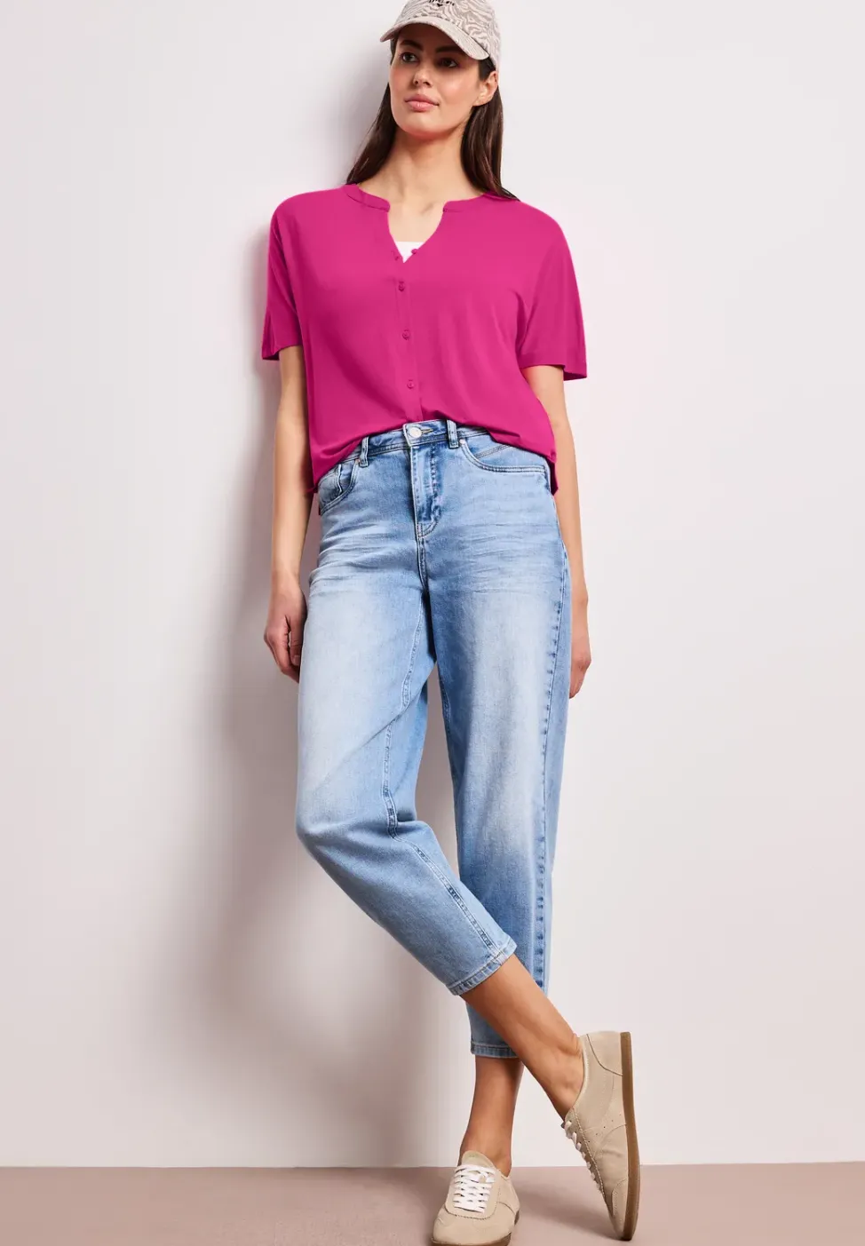 Chemise à épaules tombantes, style tunique
