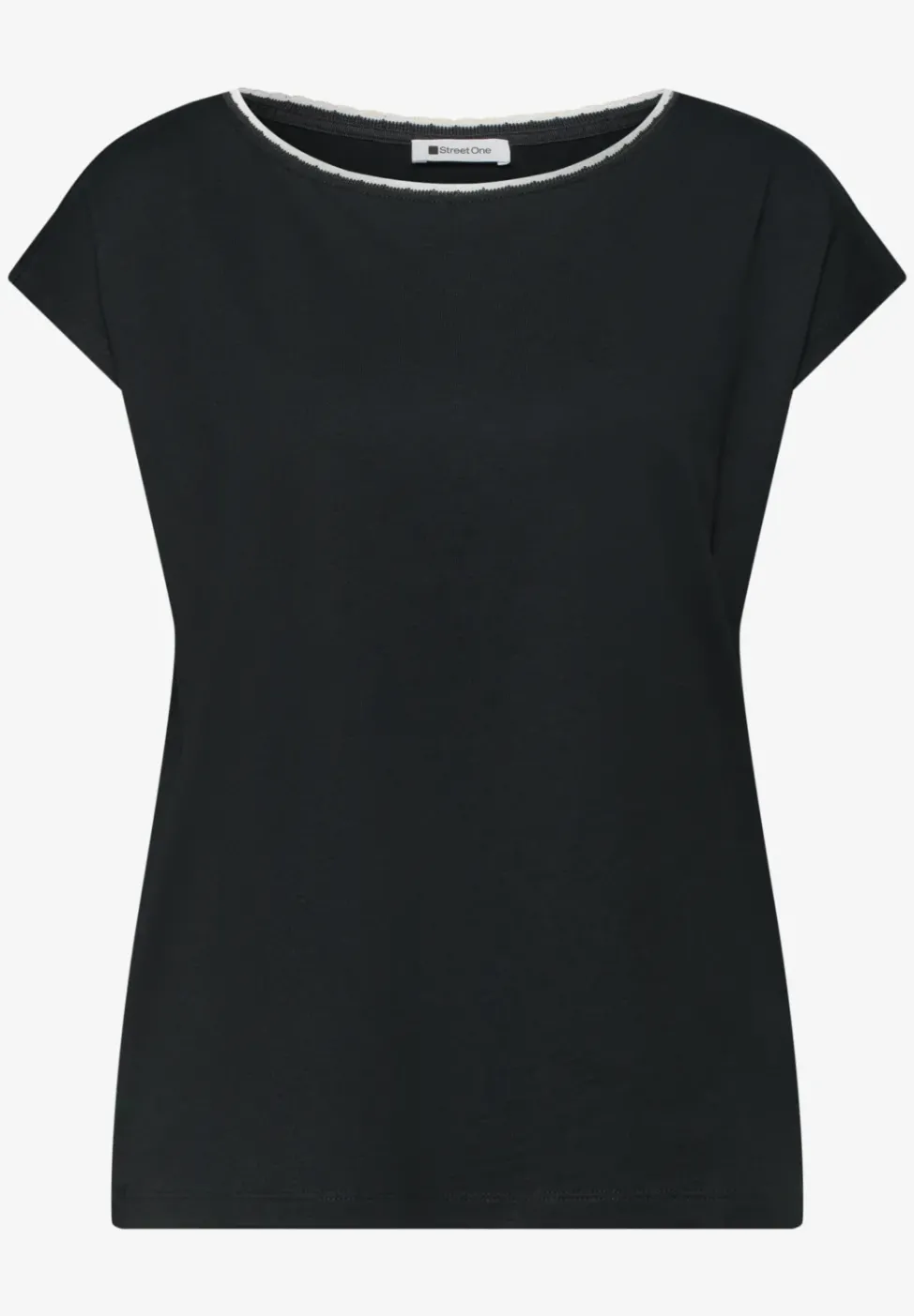 Chemise à épaules tombantes avec ruban décoratif