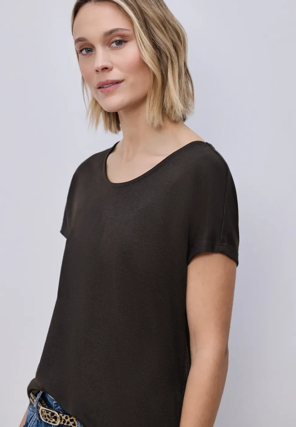 Chemise dropped shoulder look lin