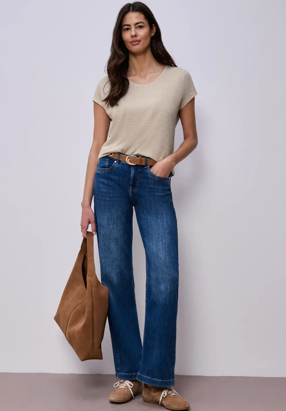 Chemise dropped shoulder look lin