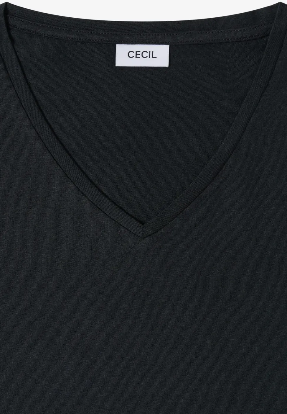 Chemise dropped shoulder avec col en V