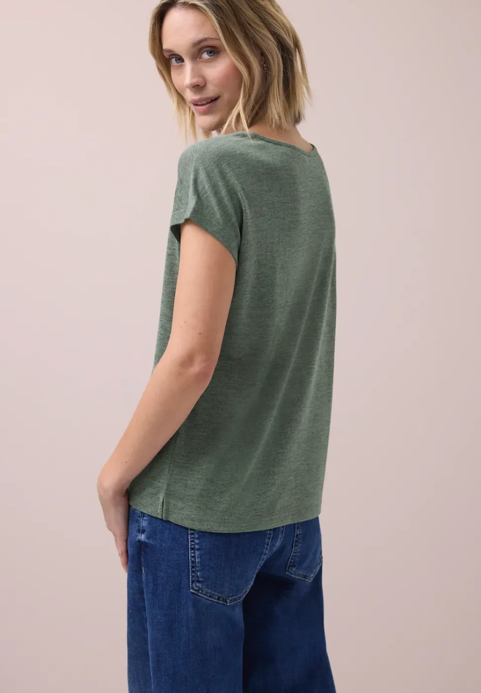 Chemise dropped shoulder look lin