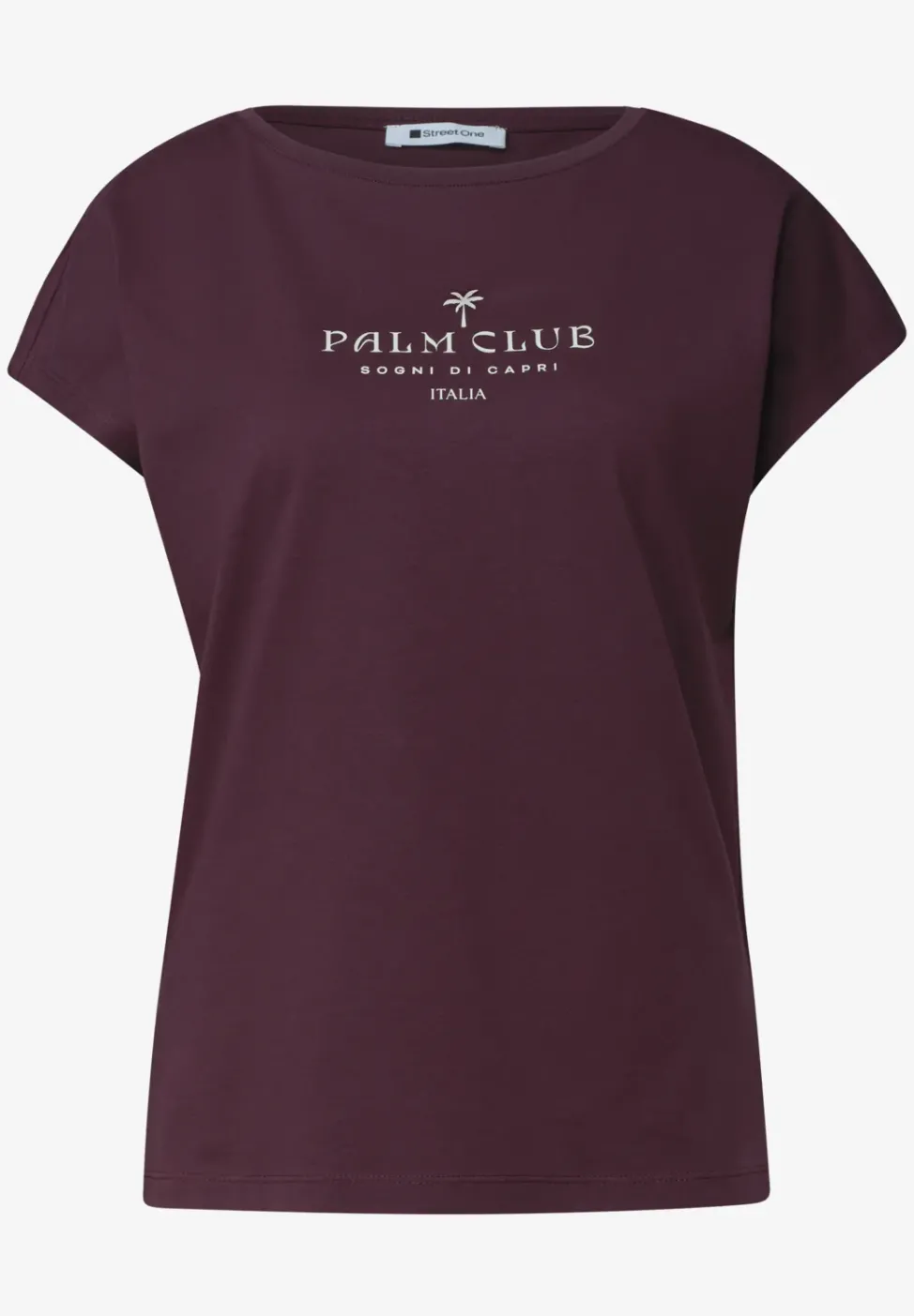 Chemise dropped shoulder avec wording