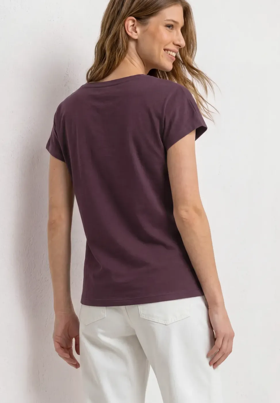 Chemise dropped shoulder avec wording