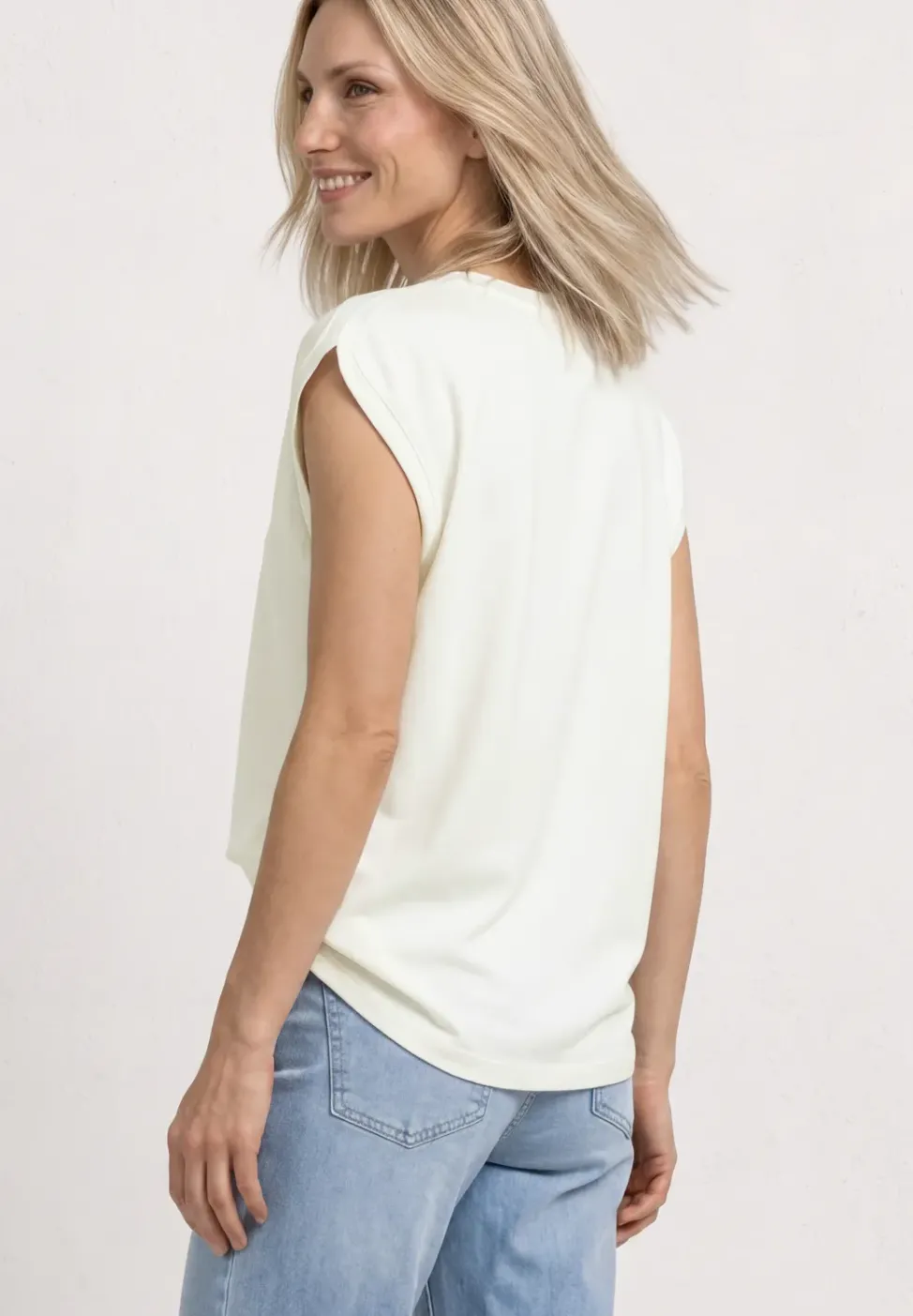 Chemise Dropped Shoulder avec fronces