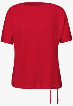 Chemise dropped shoulder avec détail côtelé