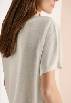 Chemise dropped shoulder aspect lin