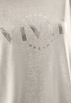 Chemise dropped shoulder aspect lin