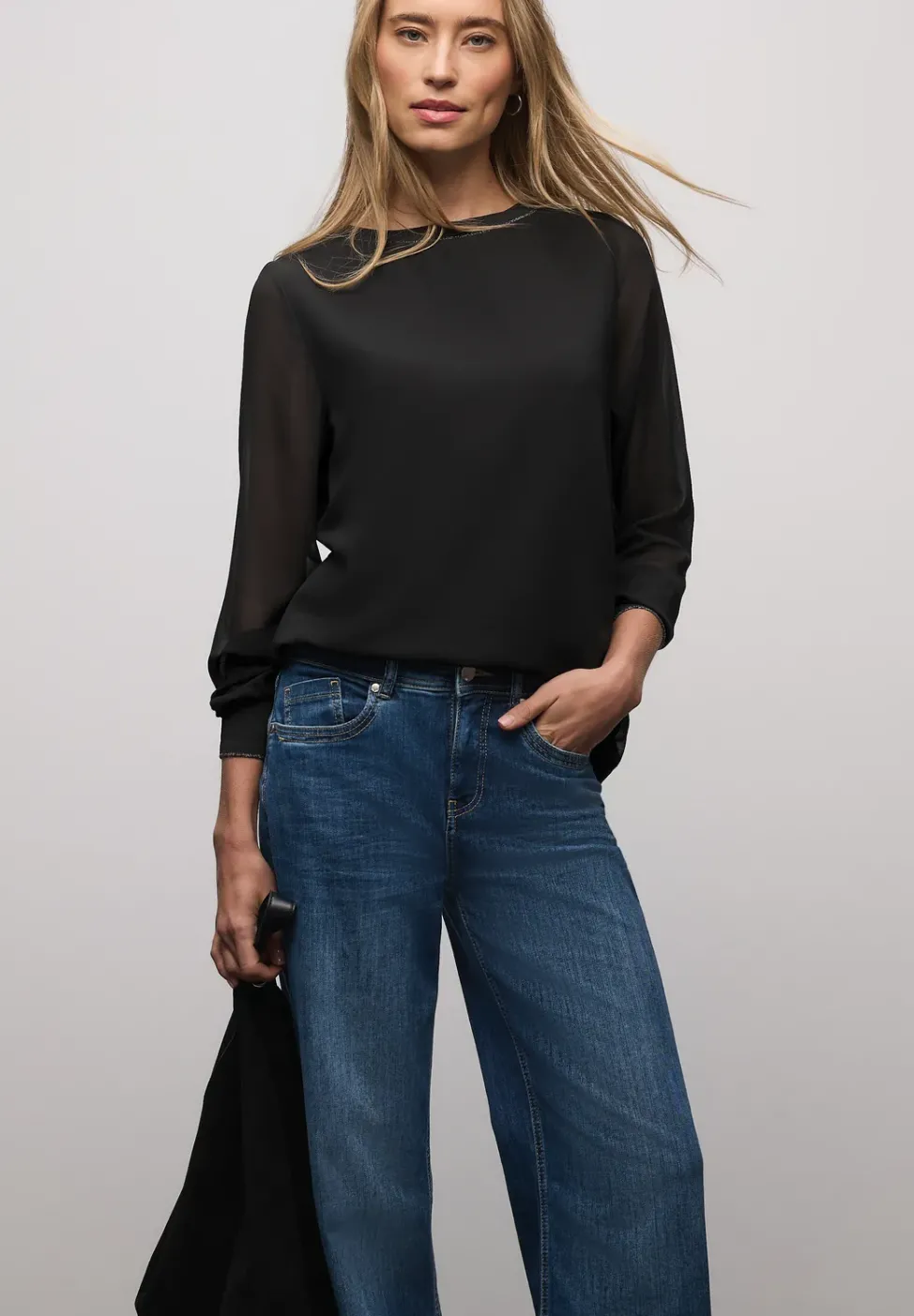 Chemise en mousseline 2en1