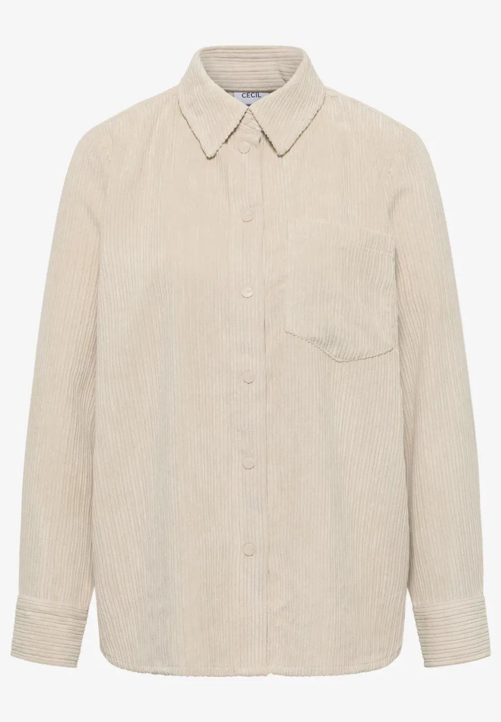 Chemise en velours côtelé