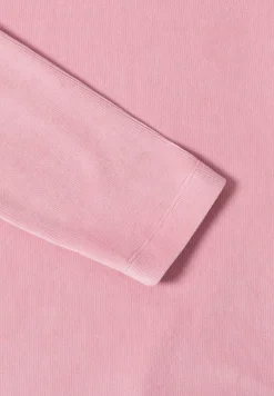 Chemise en velours côtelé avec grand col