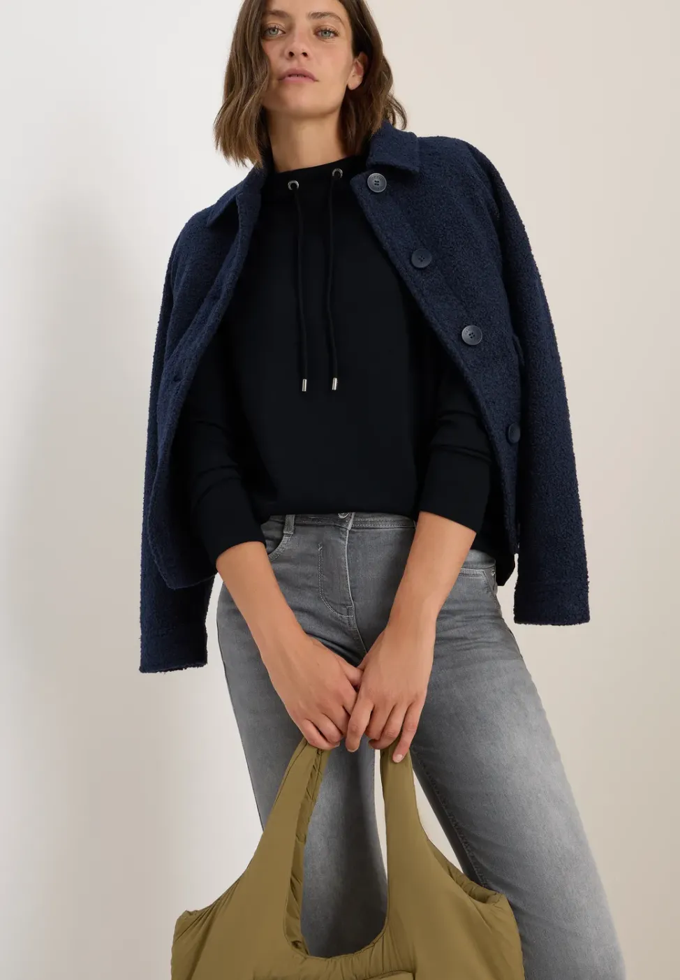 Chemise Funnel Neck