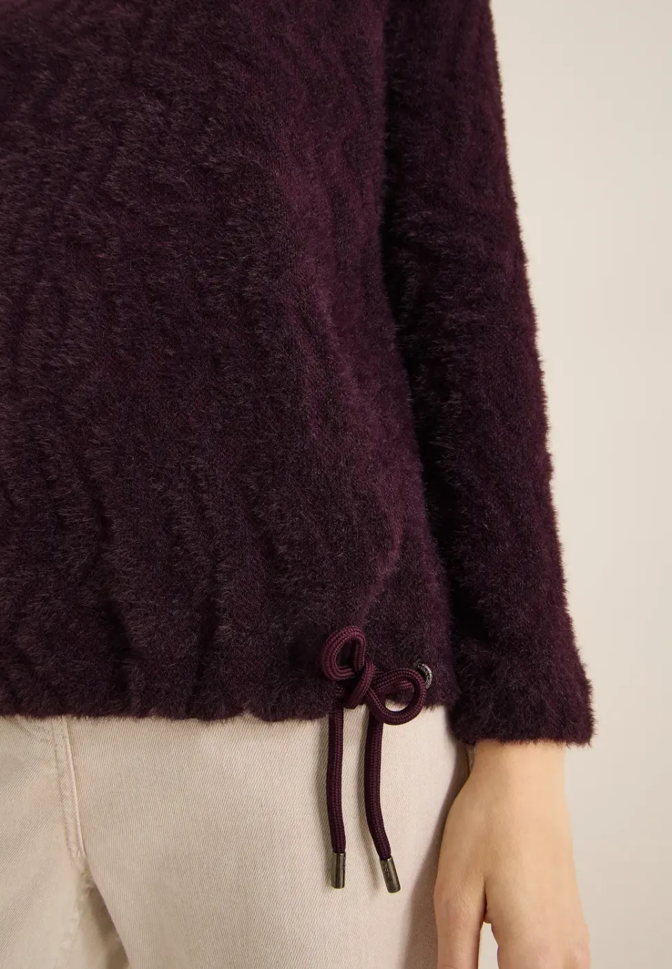 Chemise jacquard en fil de plume