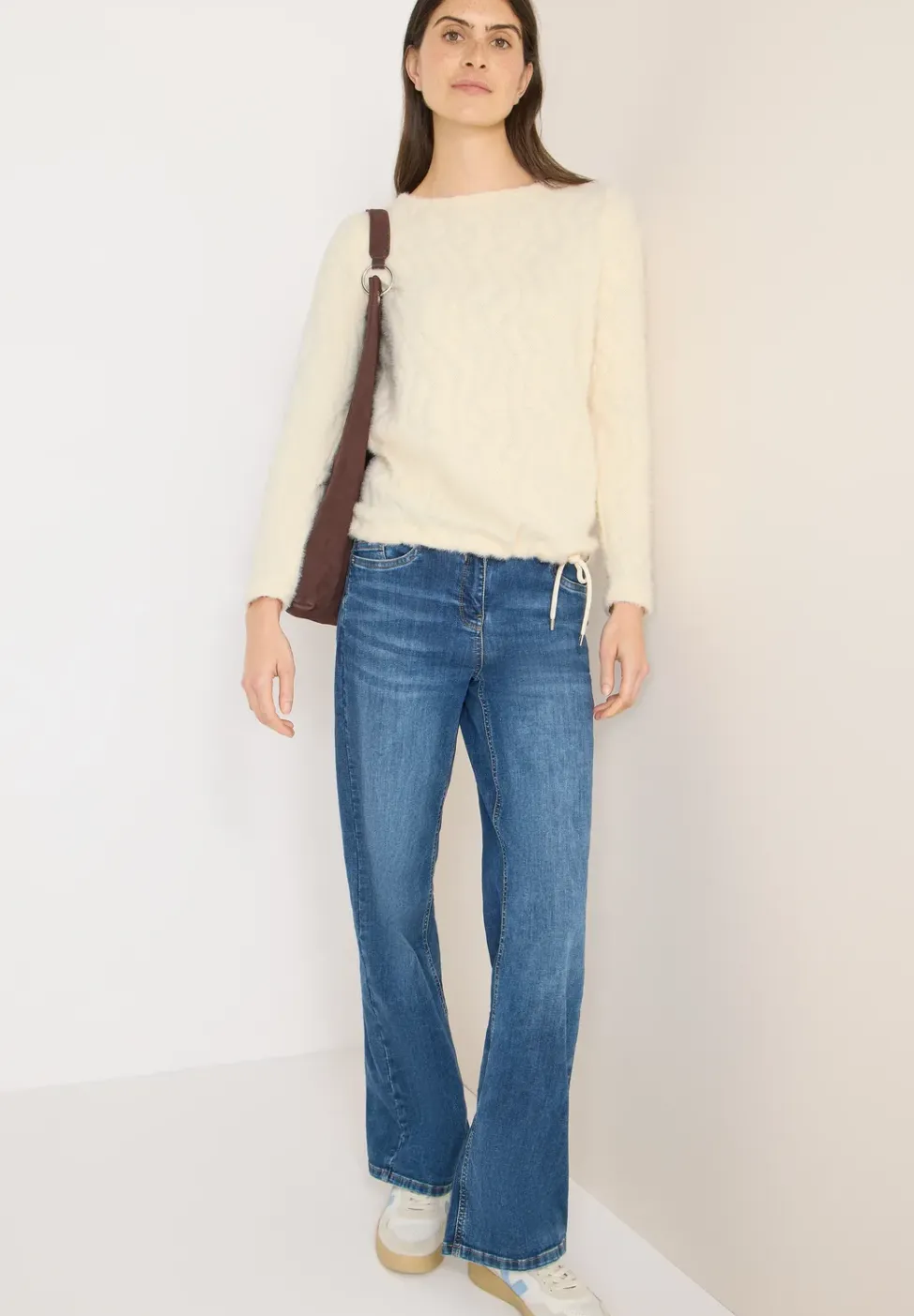 Chemise jacquard en fil de plume