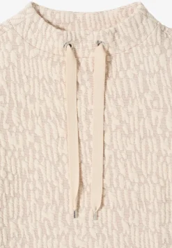 Chemise Jacquard Funnel Neck