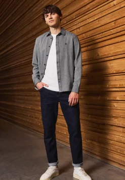 Chemise avec structure two-tone