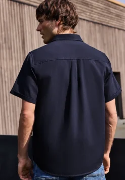 Chemise Bedford à manches courtes avec poche