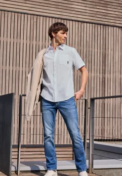 Chemise Bedford à manches courtes avec poche