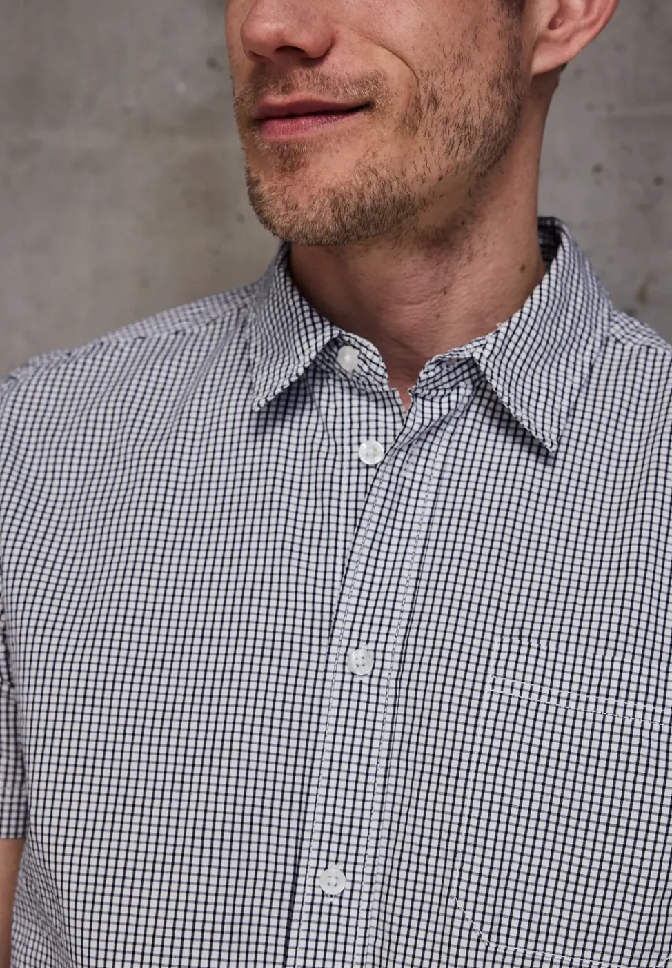 Chemise à carreaux