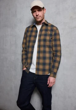 Chemise à carreaux en coton
